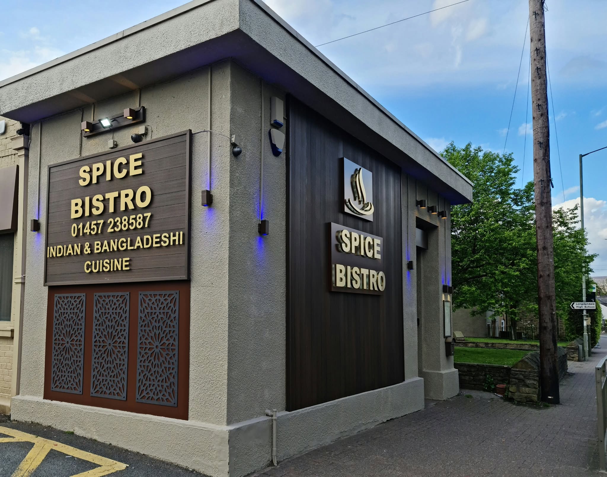 Spice Bistro Restaurant Exterior Daytime View